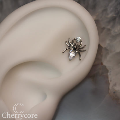 Spider- Cubic Zirconia- Threaded attachment
