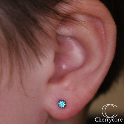 Titanium Prong Set Gem Threadless Attachment