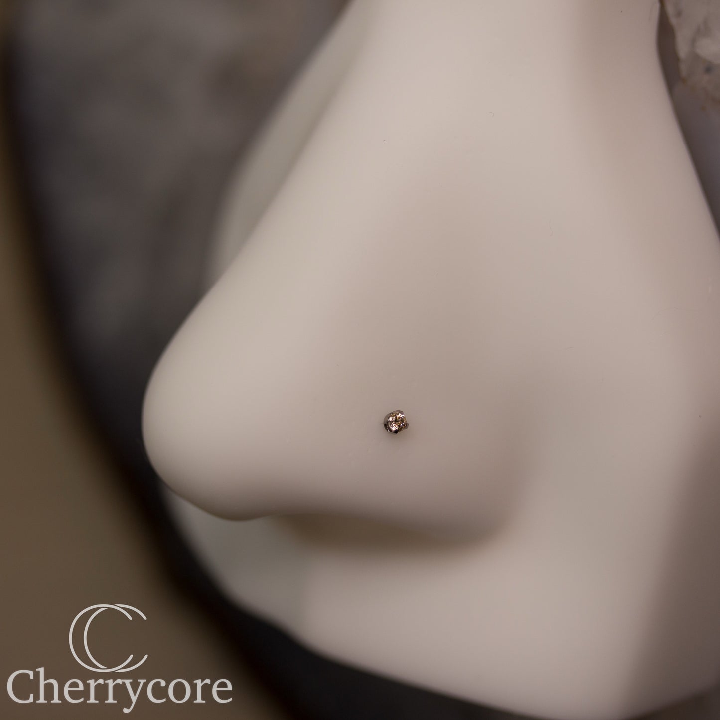 Titanium Prong Set Gem Threadless Attachment