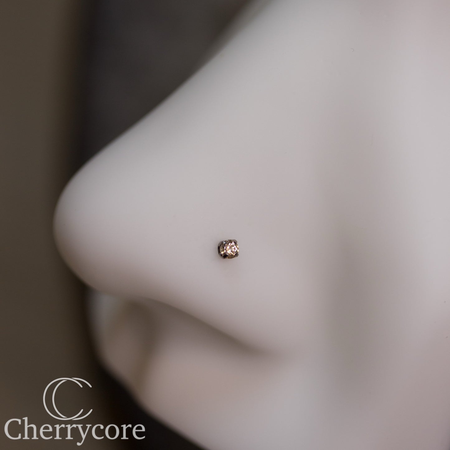 Titanium Prong Set Gem Threadless Attachment