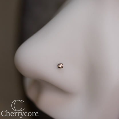 Titanium Prong Set Gem Threadless Attachment