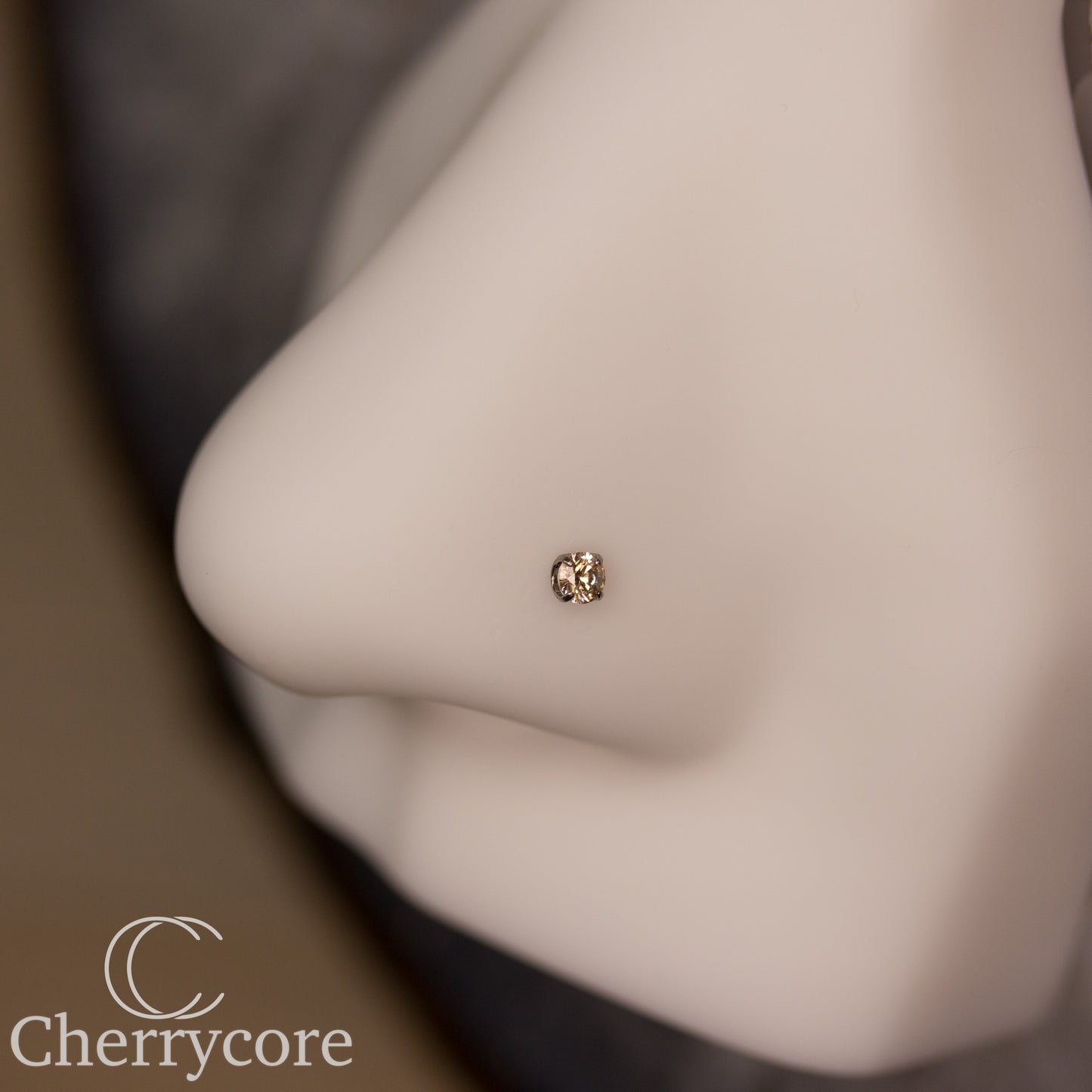 Titanium Prong Set Gem Threadless Attachment