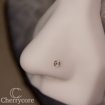 Titanium Prong Set Gem Threadless Attachment