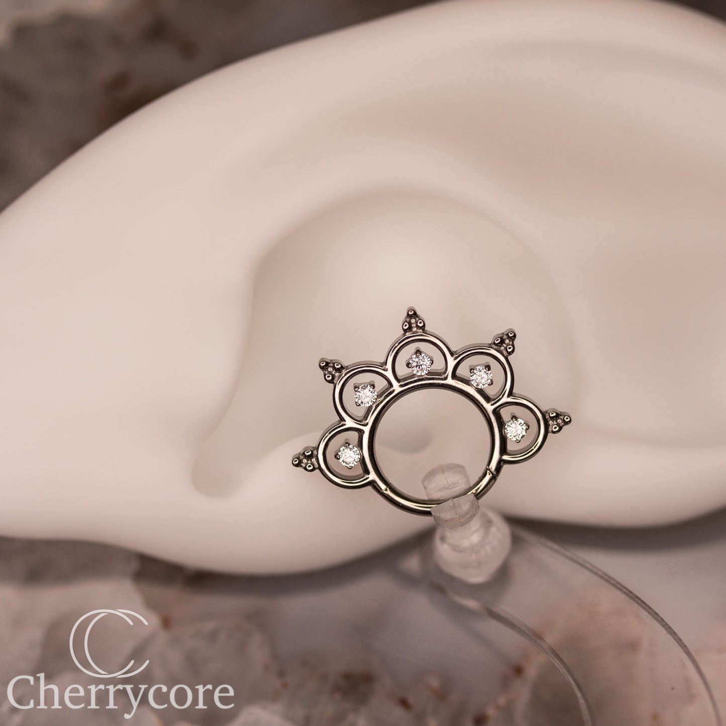 Mandala- Implant Grade Titanium -Hinge Ring