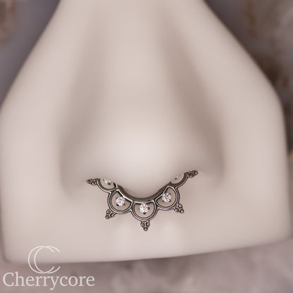 Mandala- Implant Grade Titanium -Hinge Ring