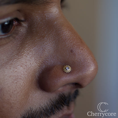 Negroni- Genuine Lab Diamnond- Threadless attachment