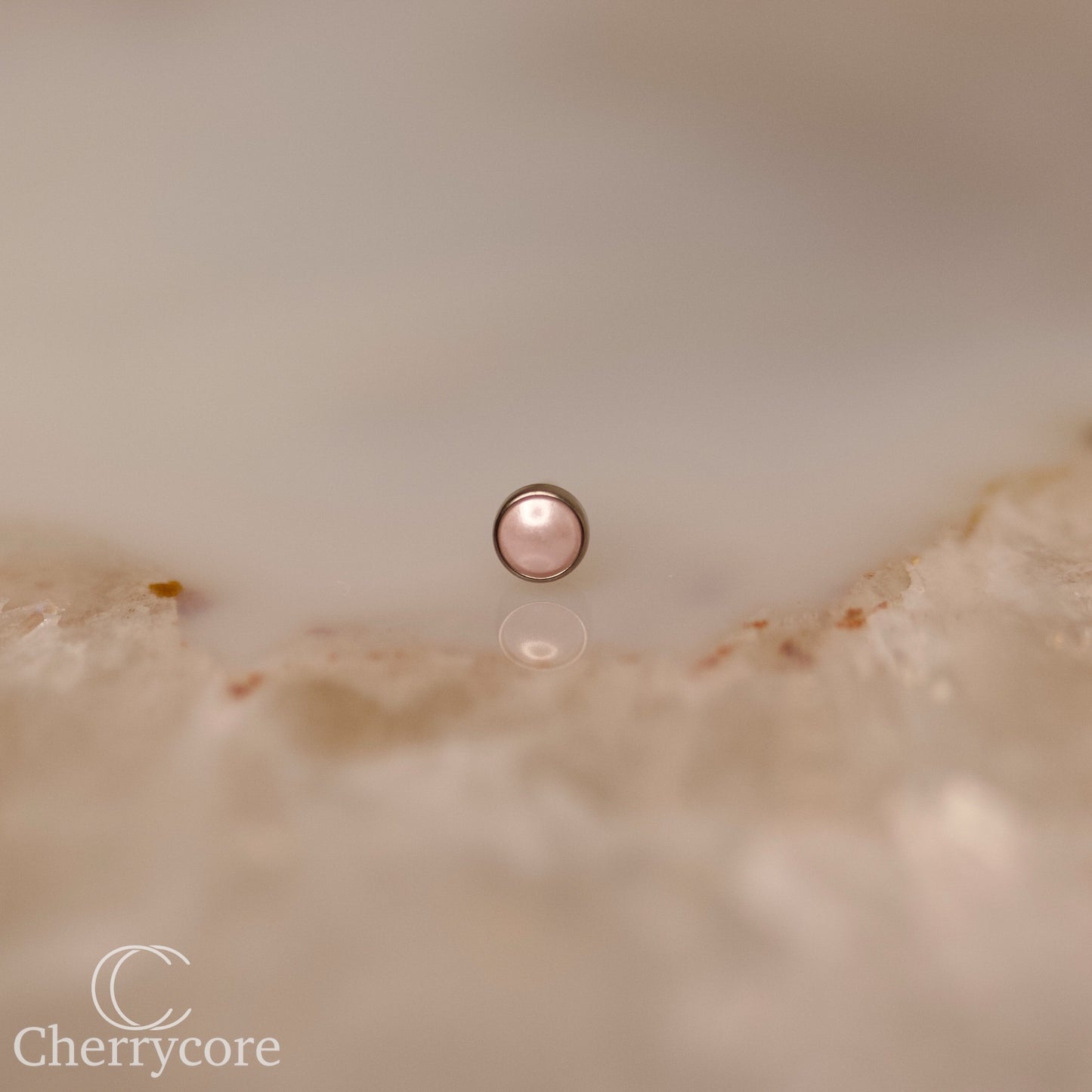 Titanium Pearl- Threadless attachment