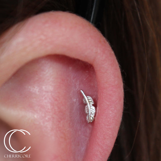 Tiny Feather Threaded Attachment