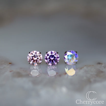 Titanium Prong Set Gem Threadless Attachment