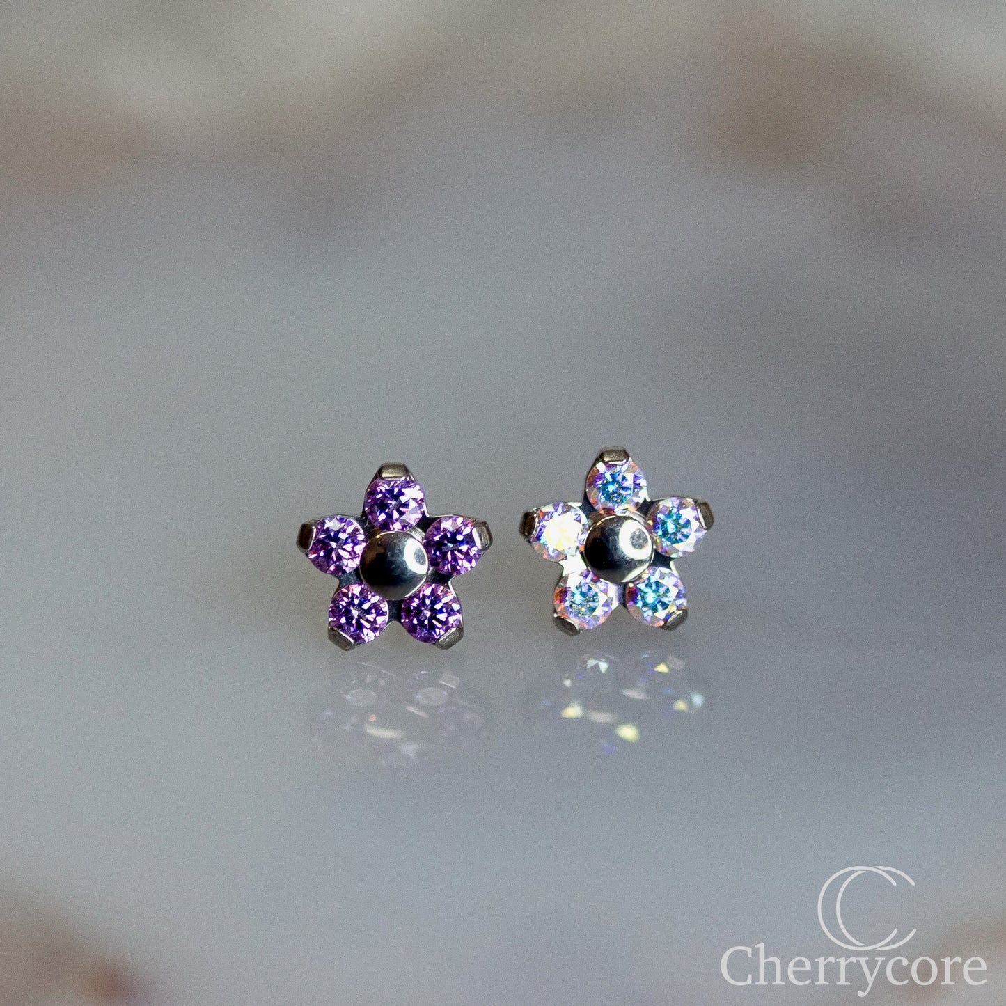 Titanium Flower Threadless Attachment