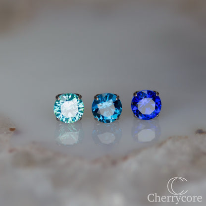 Titanium Prong Set Gem Threadless Attachment