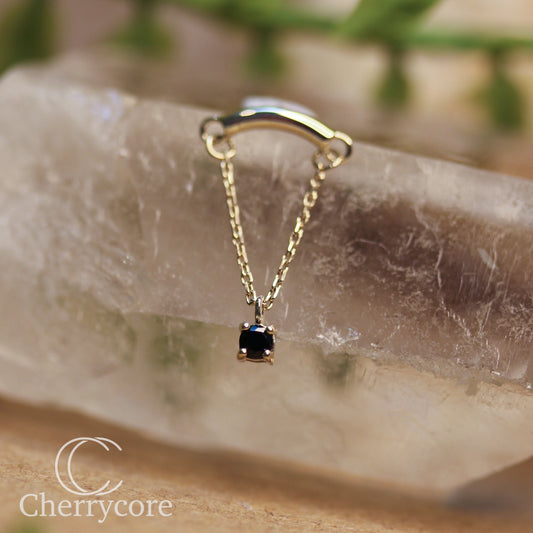 Genuine Onyx Hidden Helix ( Horizontal) - Threaded Attachement