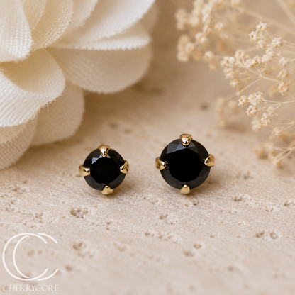 14k Yellow Gold- Cubic Zirconia- Threadless Attachment