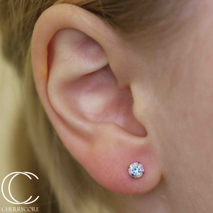 Titanium Prong Set Gem Threadless Attachment