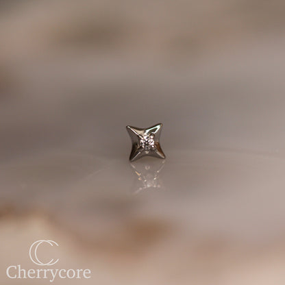 Nova- 14k Gold - Threadless Attachment