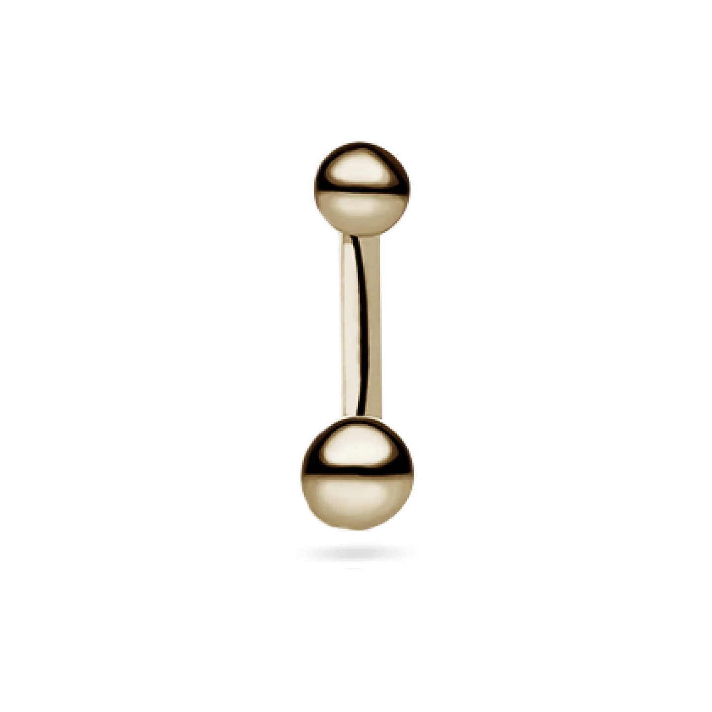 Solid Gold  Navel Barbell
