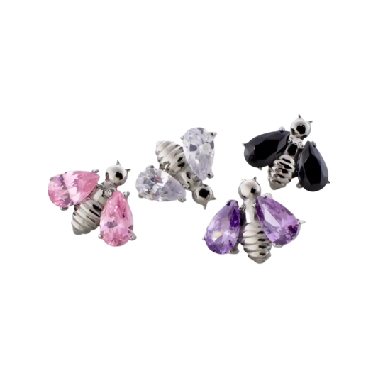 Titanium Gem Wing Bee Threadless Attachment