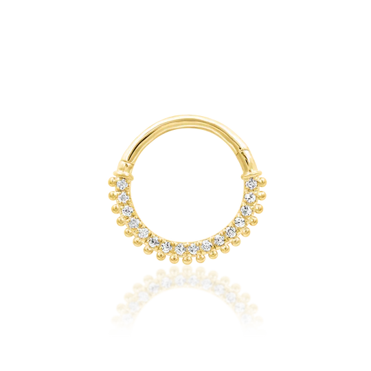 Mimi 14kt Gold Hinge Ring