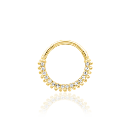 Mimi 14kt Gold Hinge Ring