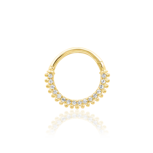 Mimi 14kt Gold Hinge Ring