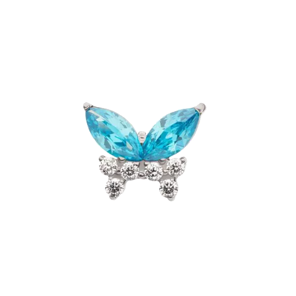 Titanium Trinity Butterfly Threadless Attachment