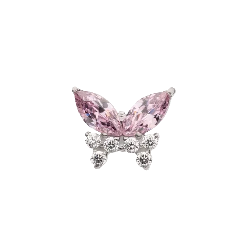 Titanium Trinity Butterfly Threadless Attachment