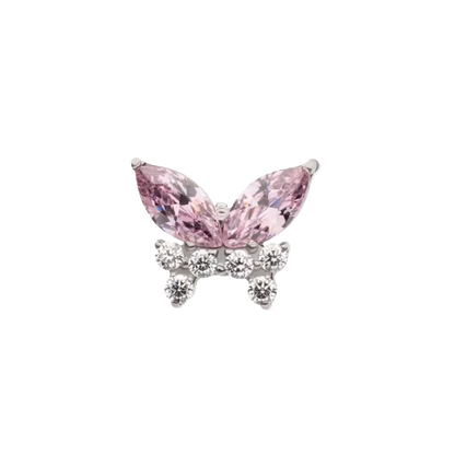 Titanium Trinity Butterfly Threadless Attachment