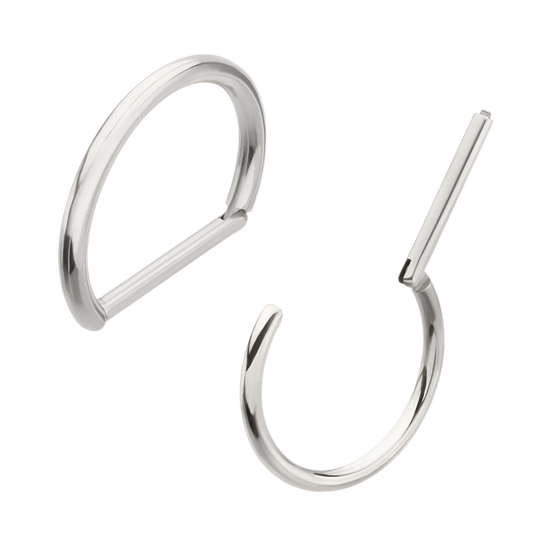 Titanium Hinged D-Ring
