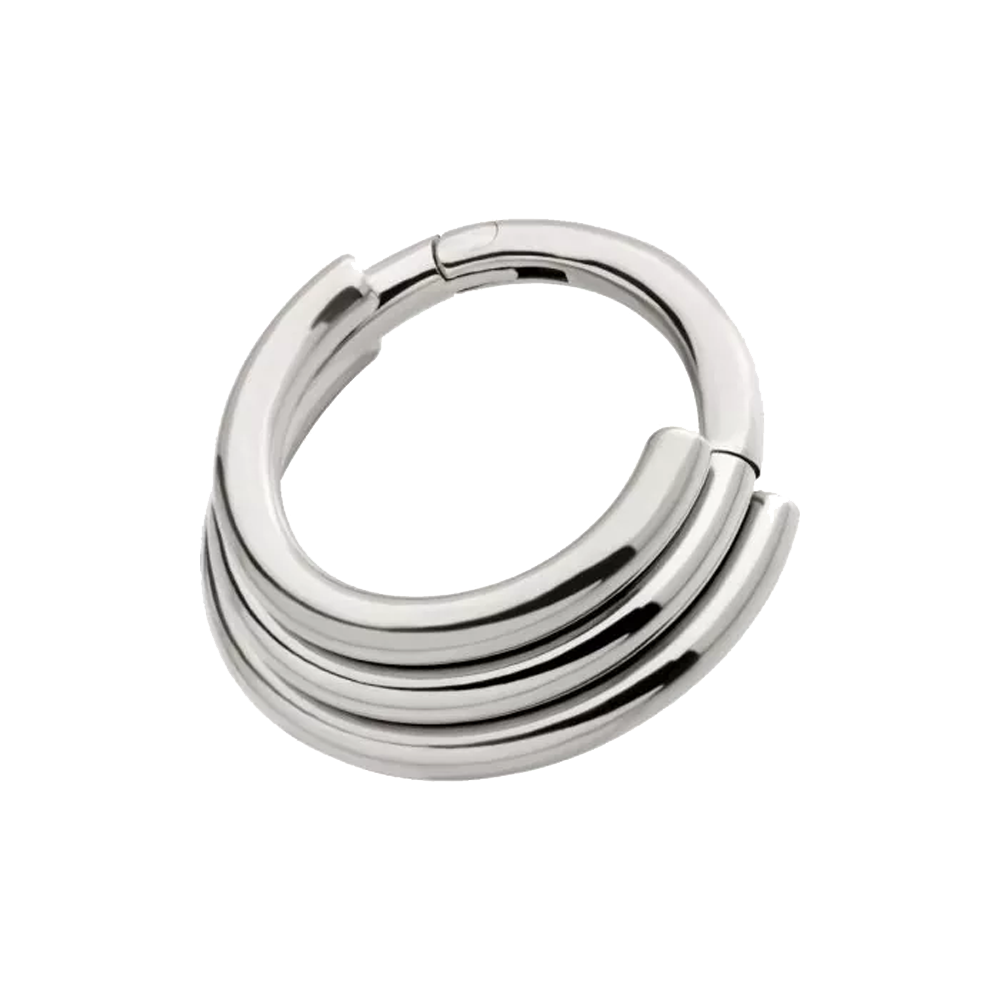 Titanium Stacked Hinge Ring