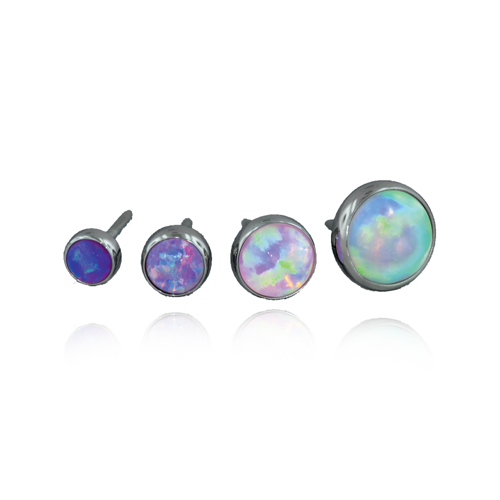 Titanium Opal Threadless Attachment