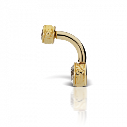 Scalloped Engraved Rook Curve
