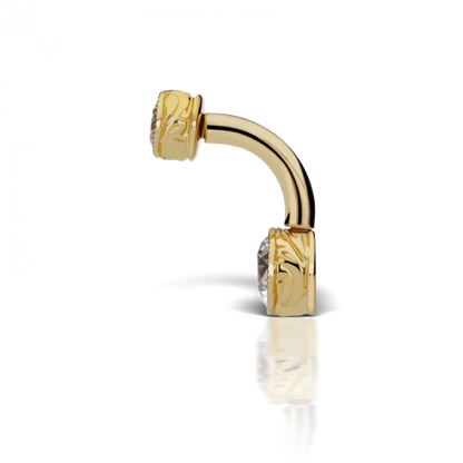Scalloped Engraved Rook Curve