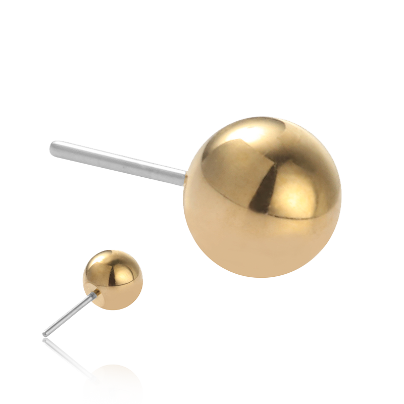 14k-18k Gold Ball Threadless Attachment