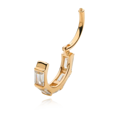 Baguette Gem Hinged Ring