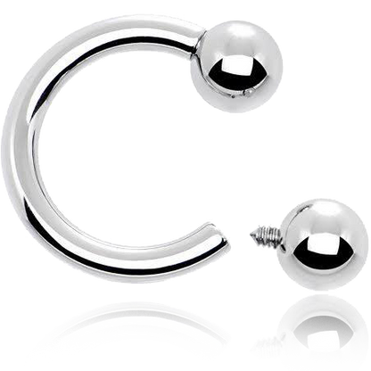 Basic Titanium Circular Barbell / "Horseshoe" (CBB)