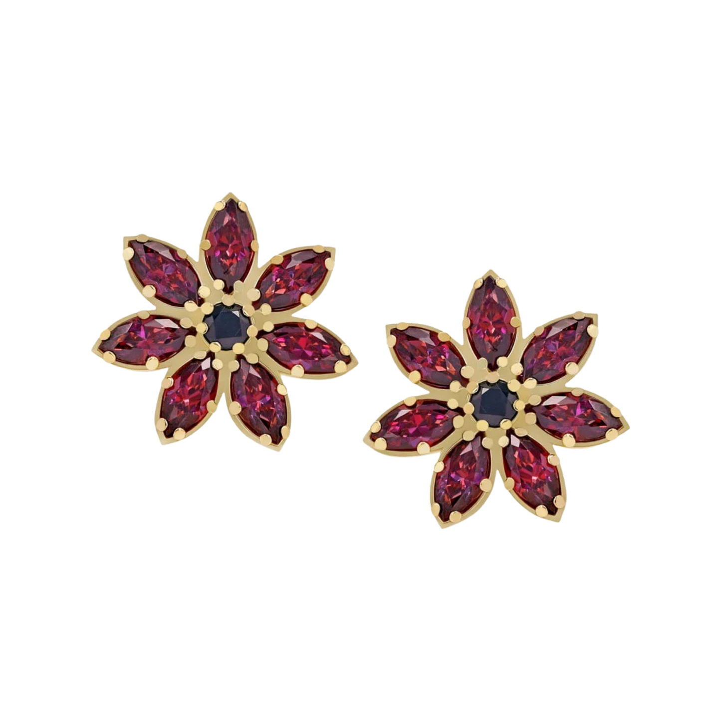 18k Custom Marquise Flower