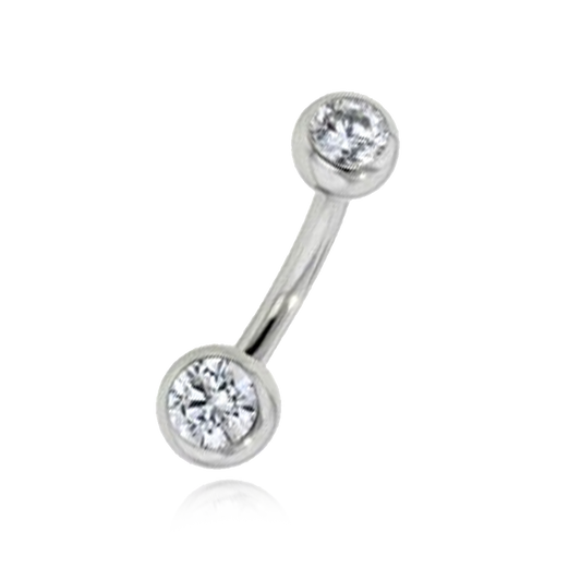 Gem Ball Curved Barbell - Mini