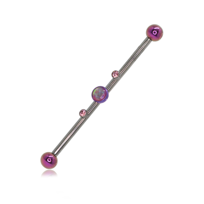Premium Titanium Industrial Barbell Cherrycore