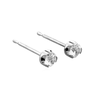 Titanium Gem Traditional Earrings